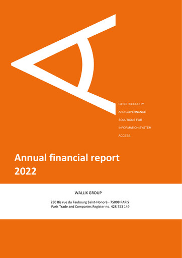 Thumbnail WALLIX Group Financial Report 2022