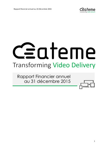 Thumbnail Ateme SA Financial Report 2015