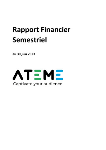 Thumbnail Ateme SA Half-year Report 2023-h1