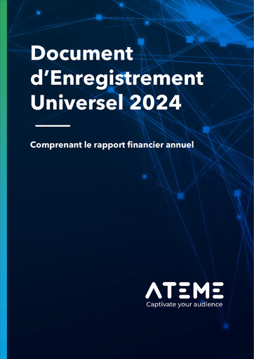 Thumbnail Ateme SA Universal Registration Document 2024