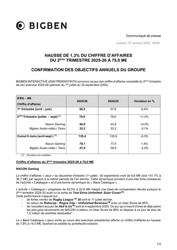 Thumbnail BigBen Interactive Quarterly Report 2025-q2