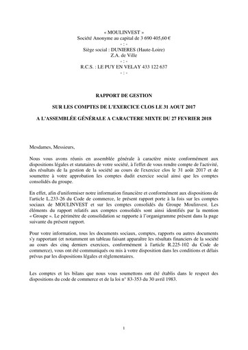 Thumbnail Moulinvest Financial Report 2017