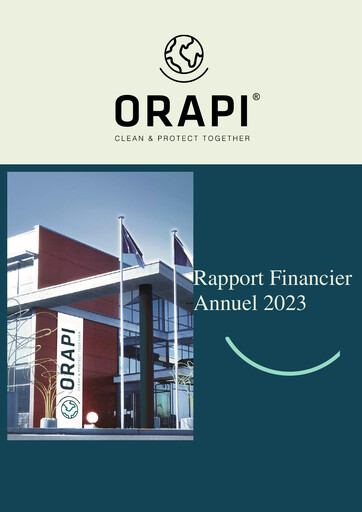 Vorschaubild Orapi SA Finanzbericht 2023