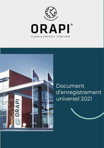 Vorschaubild Orapi SA Universelles Registrierungsdokument 2021