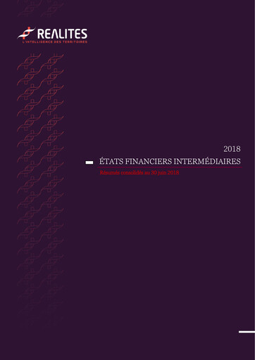 Miniature Réalités Rapport semestriel 2018-h1