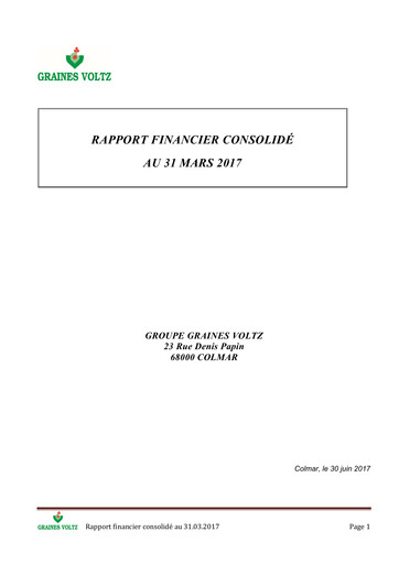 Miniature Graines Voltz Rapport financier 2017-h1
