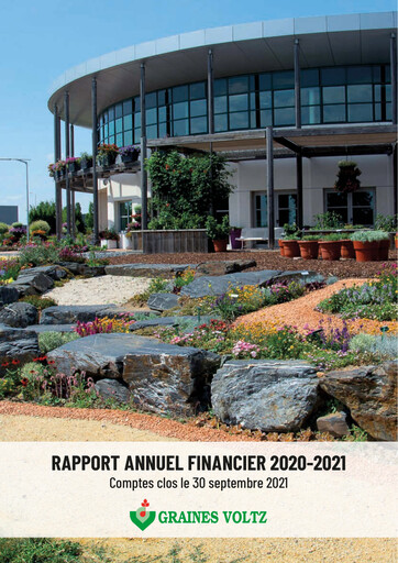 Thumbnail Graines Voltz Financial Report 2020-2021
