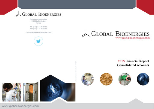 Thumbnail Global Bioenergies Financial Report 2015