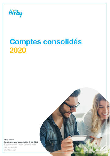 Thumbnail HiPay Group Financial Statement 2020