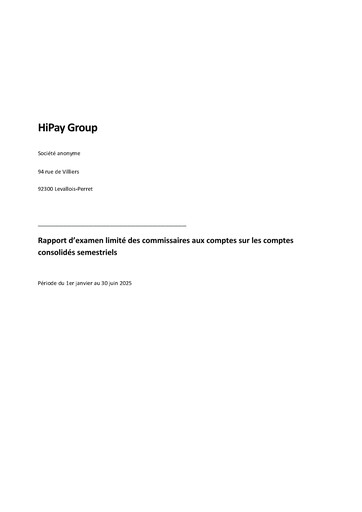 Thumbnail HiPay Group Half-year Report 2025-h1