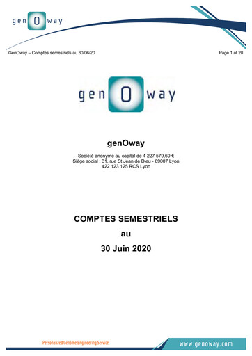 Thumbnail genOway Half-year Report 2020-h1