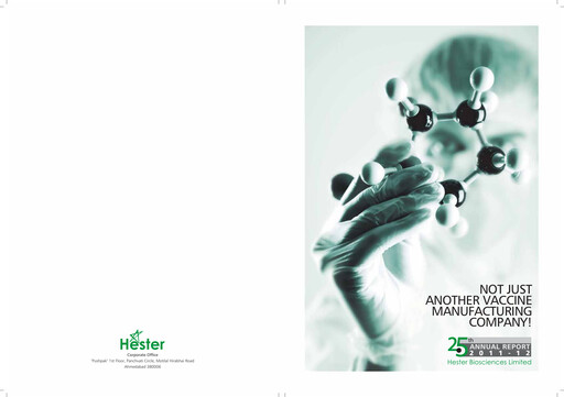 Miniature Hester Biosciences
 Rapport annuel 2011-2012
