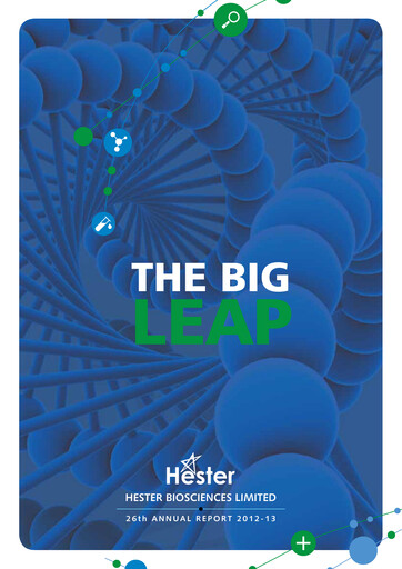 Miniature Hester Biosciences
 Rapport annuel 2012-2013