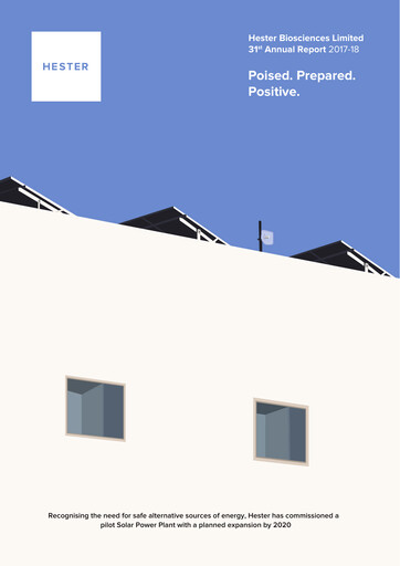 Miniature Hester Biosciences
 Rapport annuel 2017-2018