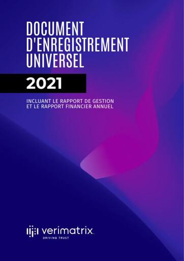 Thumbnail Verimatrix Universal Registration Document 2021