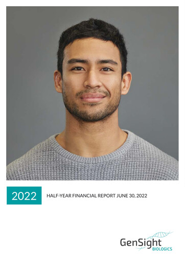 Vorschaubild GenSight Biologics Halbjahresbericht 2022-h1
