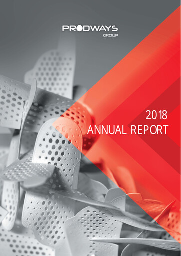 Thumbnail Prodways Group Annual Report 2018