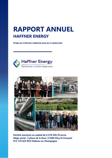 Thumbnail Haffner Energy Annual Report 2024-2025