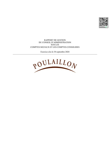 Thumbnail Poulaillon Annual Report fy2024