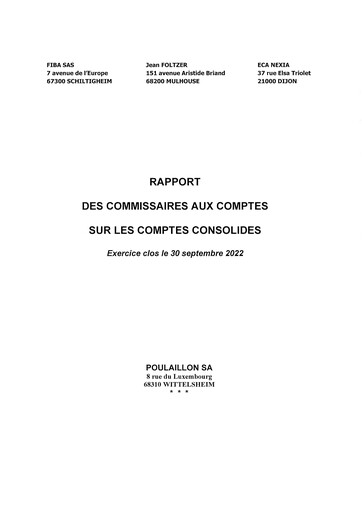 Thumbnail Poulaillon Financial Statement fy2022