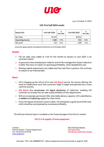 Thumbnail U10 Corp Half-year Report 2024-h1