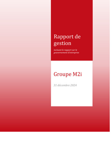 Miniature M2i Formation Rapport annuel 2024