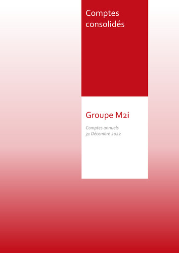 Miniature M2i Formation Bilan financier 2022