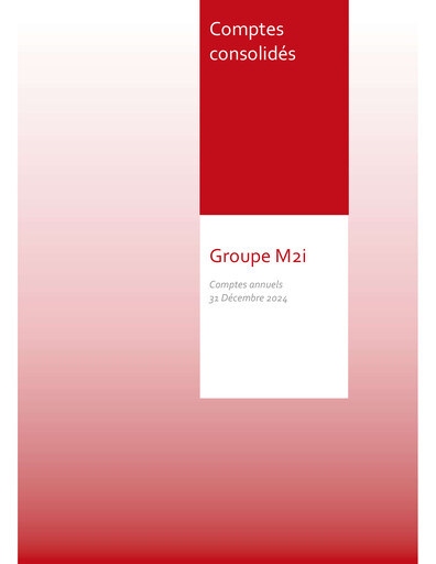 Miniature M2i Formation Bilan financier 2024