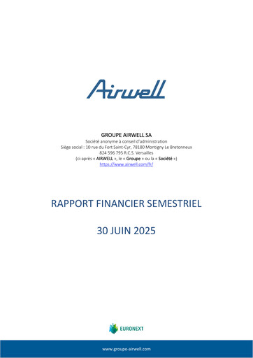 Vorschaubild Groupe Airwell Halbjahresbericht 2025-h1