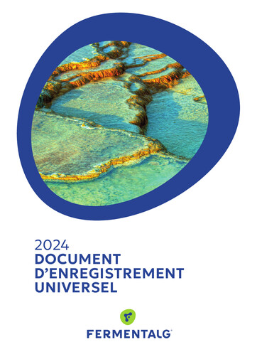 Miniature Fermentalg Document d'enregistrement universel 2024