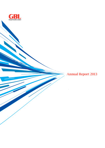 Thumbnail GBL Annual Report 2013