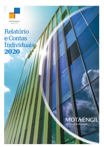 Miniature Mota-Engil Bilan financier 2020