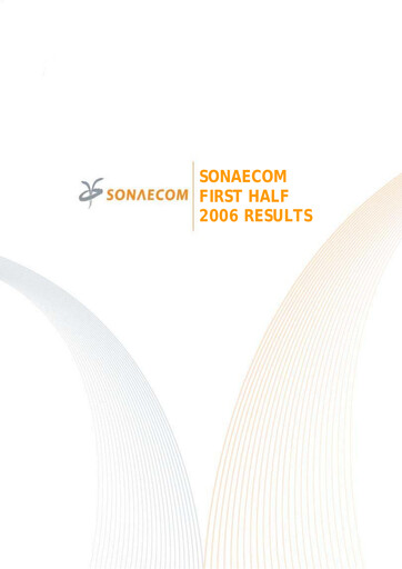 Thumbnail Sonaecom Half-year Report 2006-h1