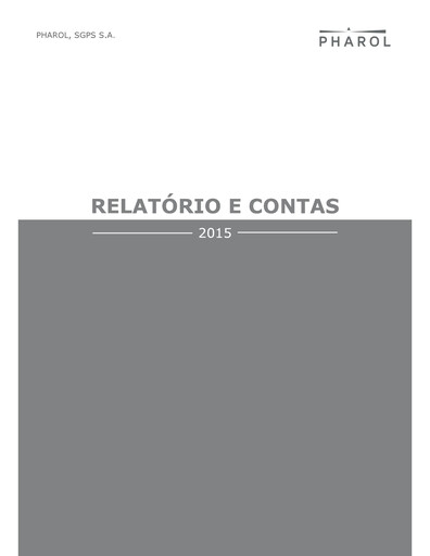 Thumbnail Pharol, SGPS S.A. Financial Statement 2015