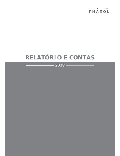 Thumbnail Pharol, SGPS S.A. Financial Statement 2018