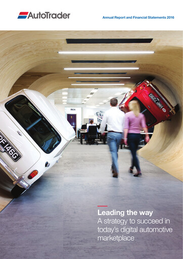 Miniature Auto Trader Group Rapport annuel 2016