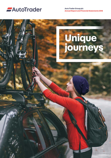 Miniature Auto Trader Group Rapport annuel 2018