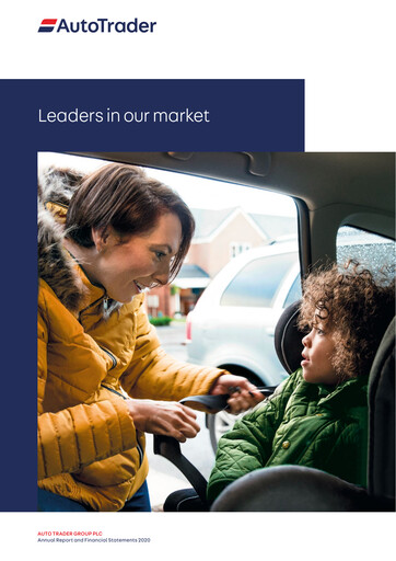 Miniature Auto Trader Group Rapport annuel 2020