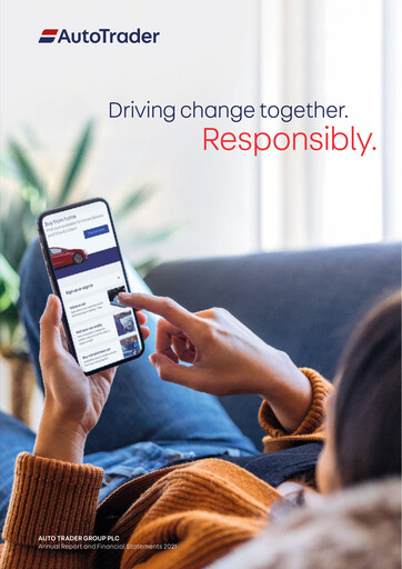 Miniature Auto Trader Group Rapport annuel 2021
