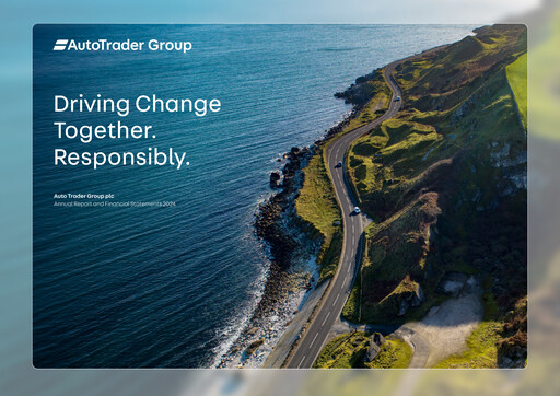 Miniature Auto Trader Group Rapport annuel 2024