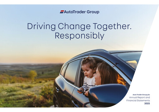 Thumbnail Auto Trader Group Annual Report 2025