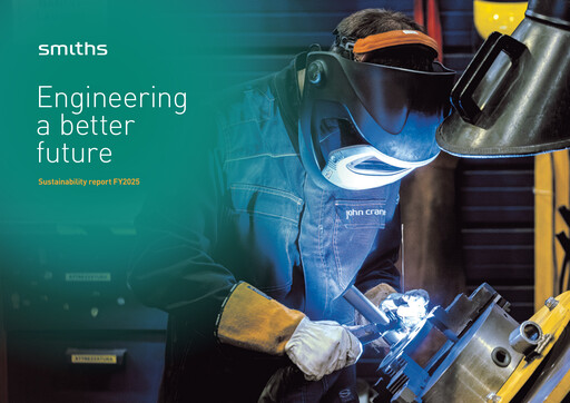 Thumbnail Smiths Group Sustainability Report 2025