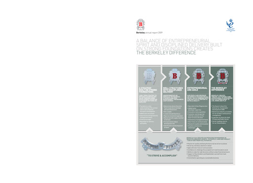 Thumbnail The Berkeley Group Annual Report 2009