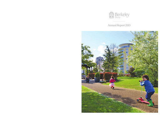 Thumbnail The Berkeley Group Annual Report 2013