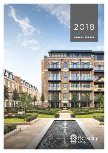 Thumbnail The Berkeley Group Annual Report 2018