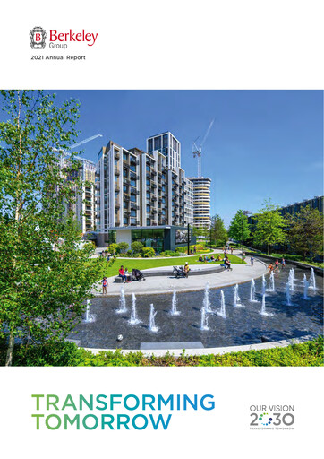 Thumbnail The Berkeley Group Annual Report 2021