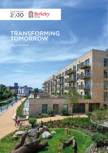 Thumbnail The Berkeley Group Annual Report 2022