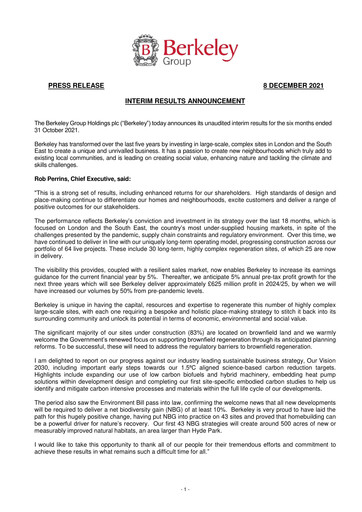 Thumbnail The Berkeley Group Half-year Report 2021-h1