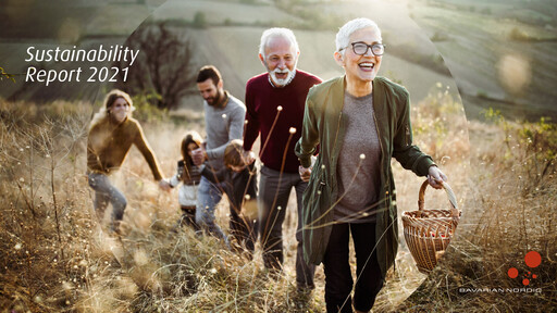 Thumbnail Bavarian Nordic Sustainability Report 2021