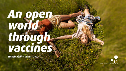 Thumbnail Bavarian Nordic Sustainability Report 2022